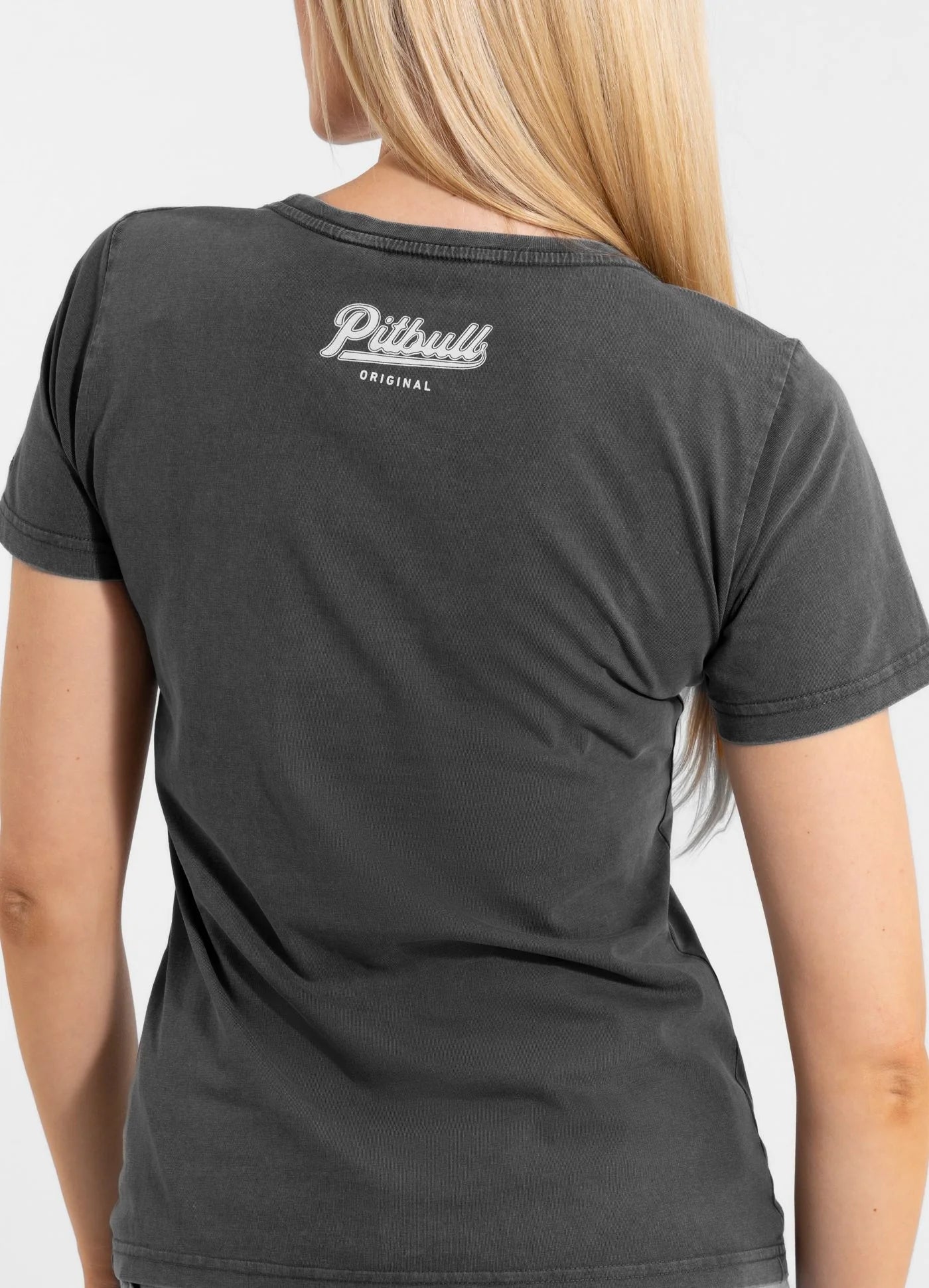 T-Shirt Femme ANGEL LOGO Gris PITBULL