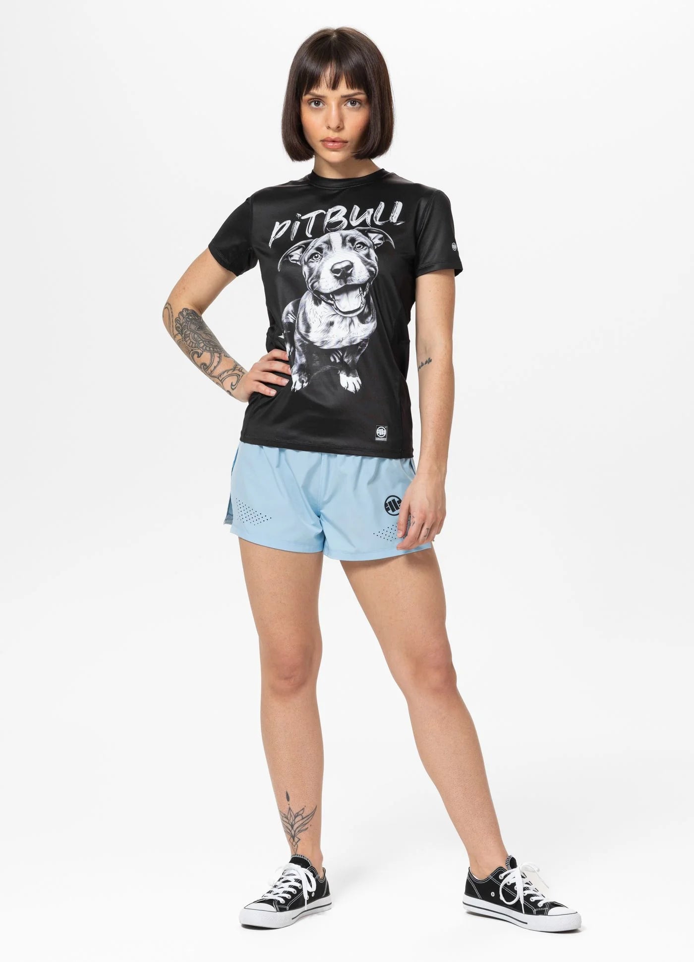 Short Femme PERFORMANCE PRO PLUS Bleu PITBULL