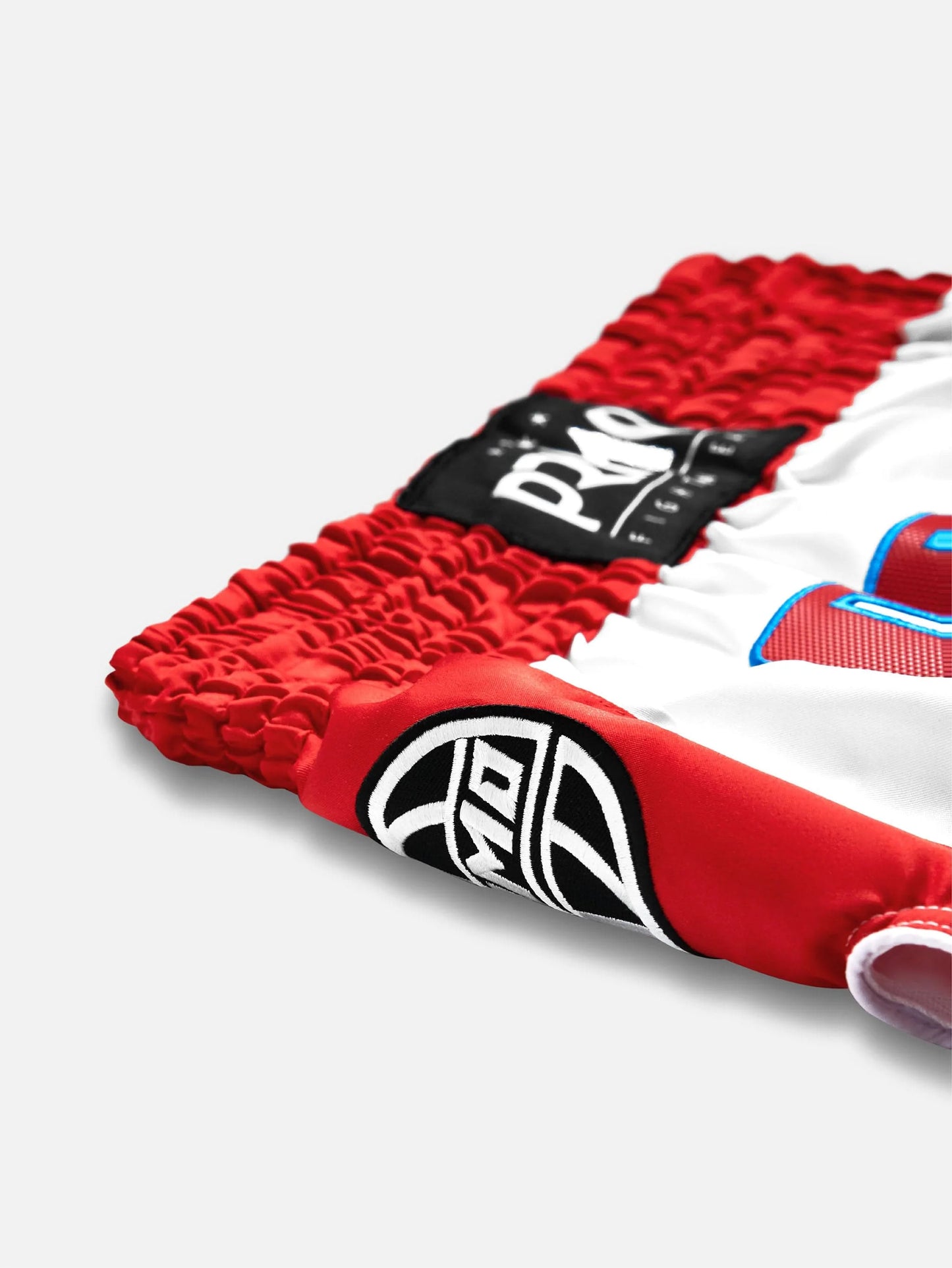 Short Muay Thai Trinity Rouge et Blanc PRIMO
