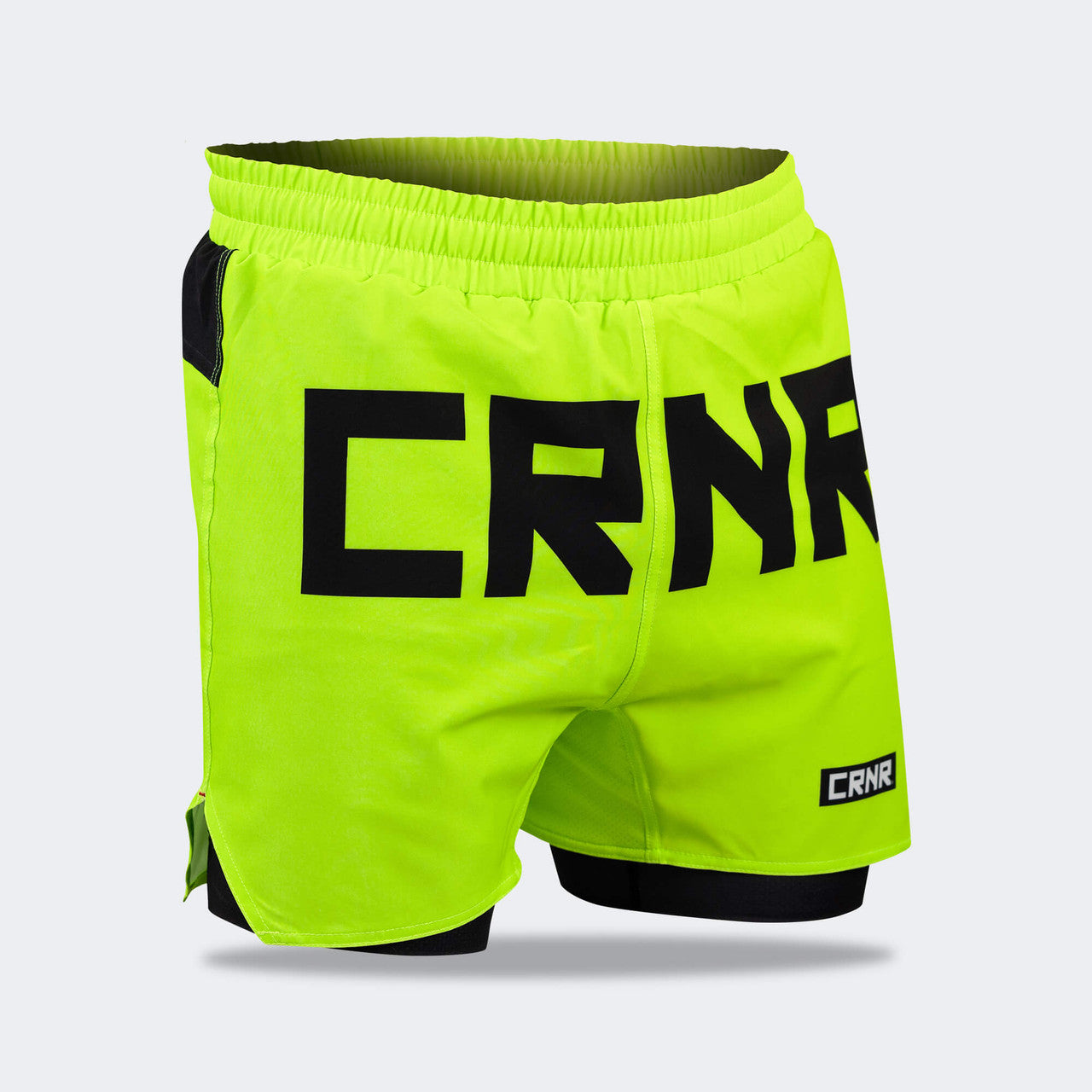 Short de training fonctionnel Jaune Fluo CRNR