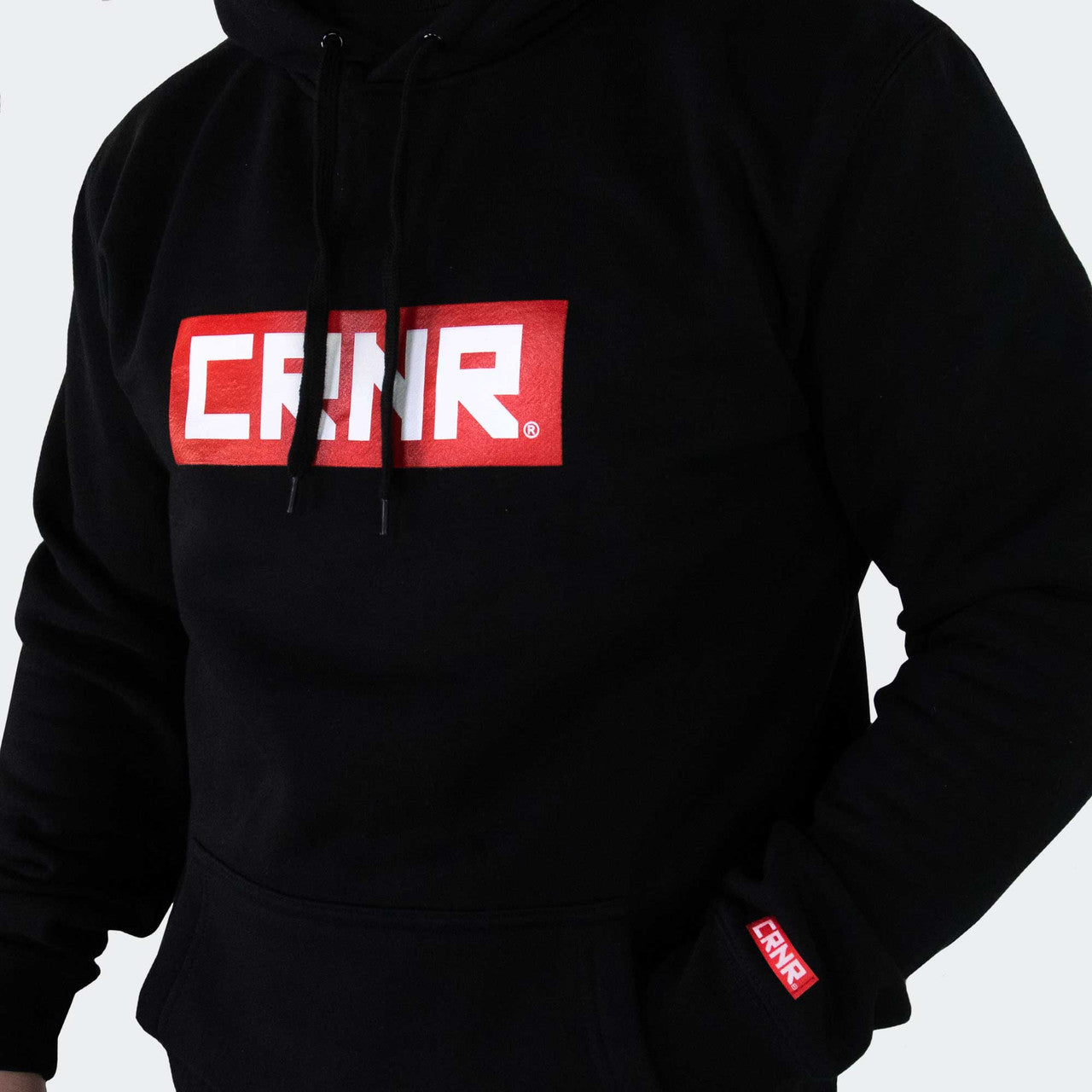 Sweat à capuche Noir CRNR