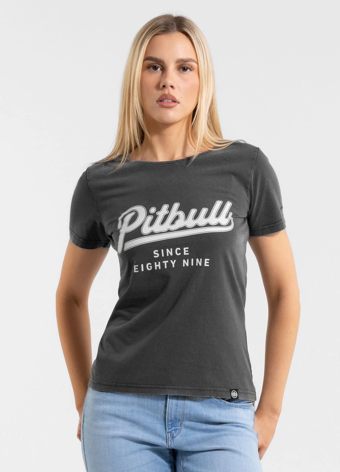 T-shirt femme angel logo pitbull2