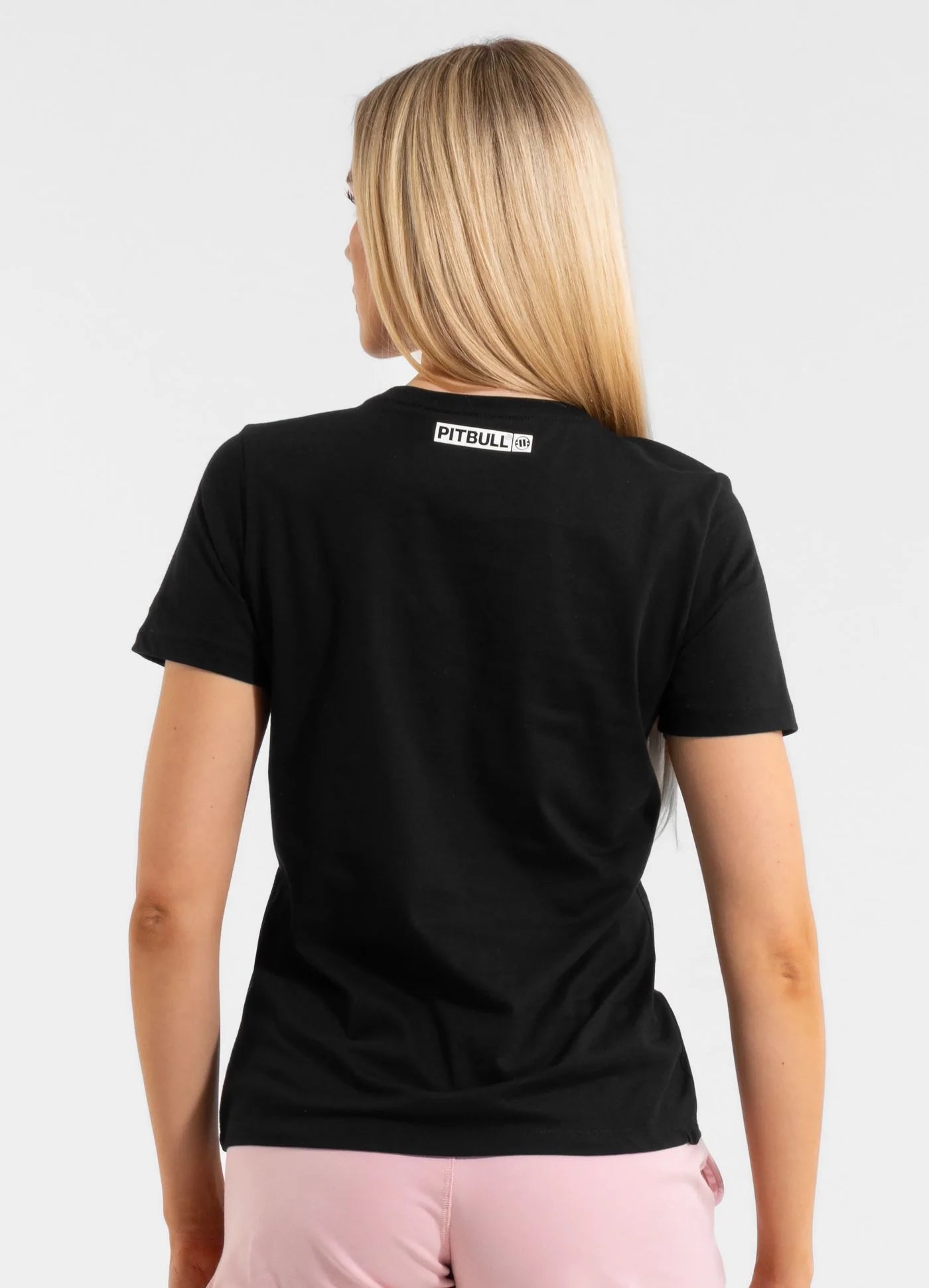 T-shirt femme noir hilltop Pitbull3