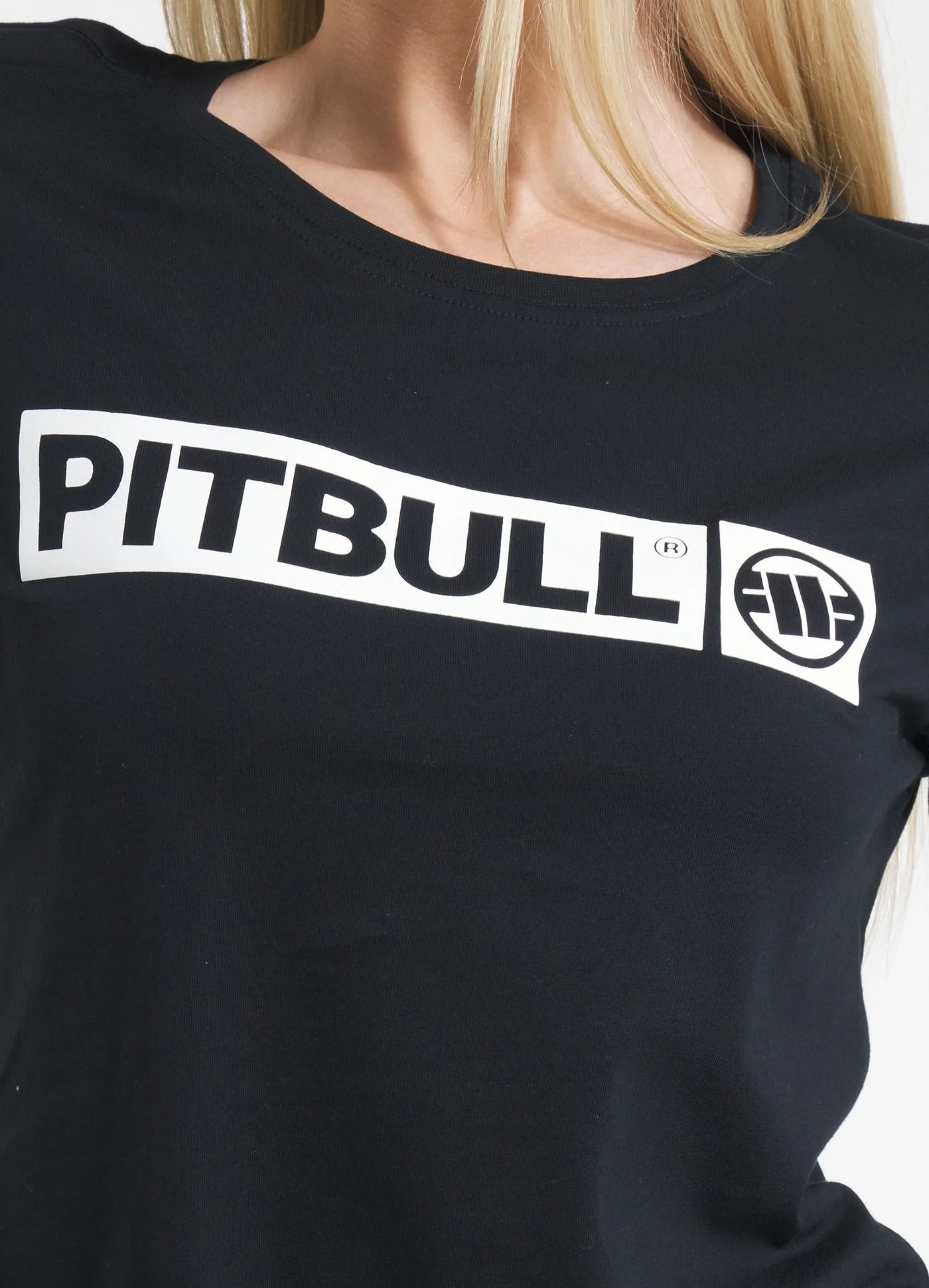 T-shirt femme noir hilltop Pitbull7