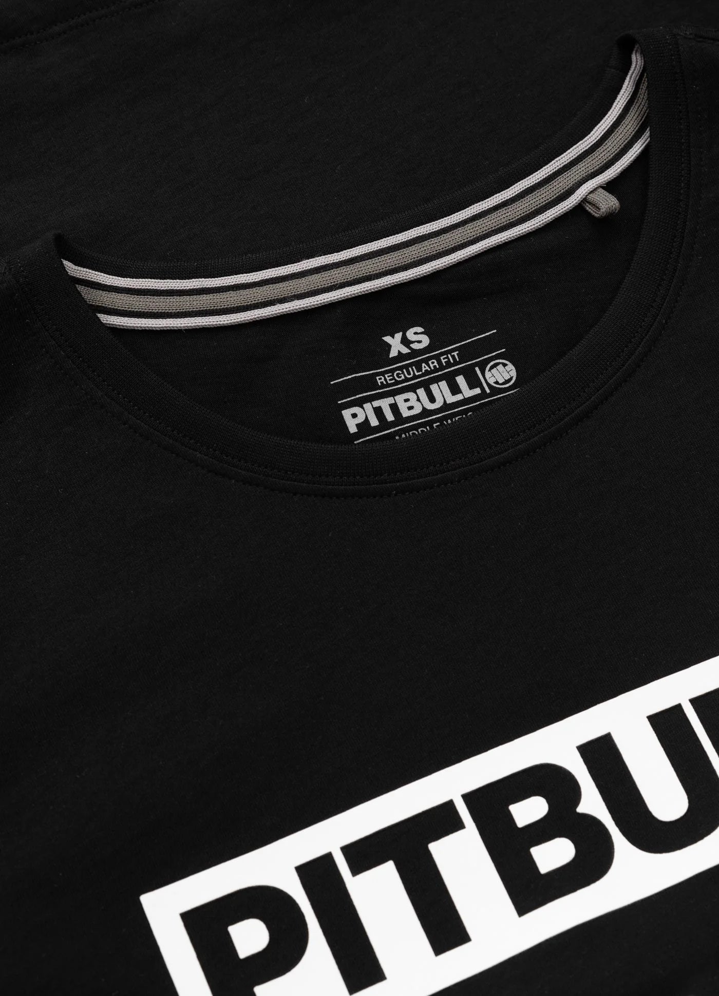 T-shirt femme noir hilltop Pitbull8