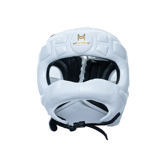 Casque de boxe Face Saver Headgear Blanc HITNMOVE
