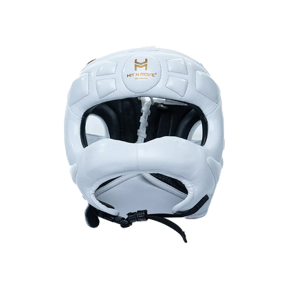 Casque de boxe Face Saver Headgear Blanc HITNMOVE