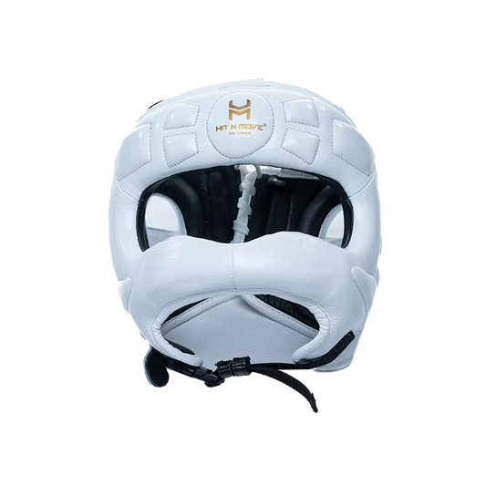Casque de boxe Face Saver Headgear Blanc HITNMOVE