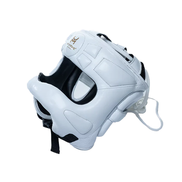 Casque de boxe Face Saver Headgear Blanc HITNMOVE 2