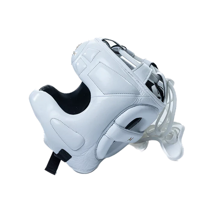 Casque de boxe Face Saver Headgear Blanc HITNMOVE 3