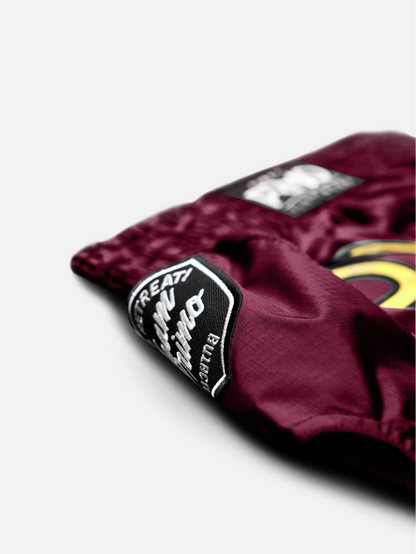 Short Muay Thai Hologramme Bordeaux PRIMO