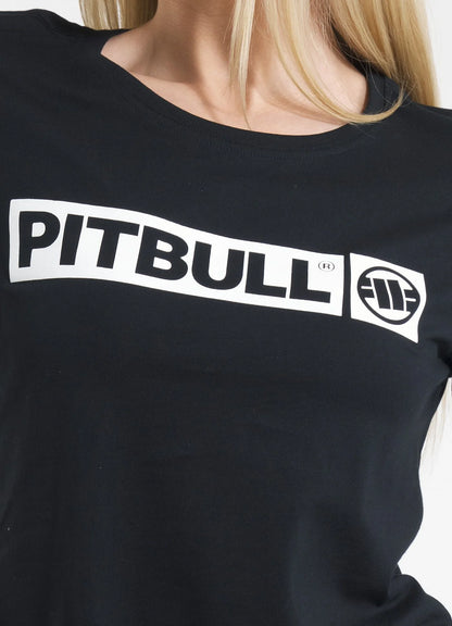 T-shirt femme noir hilltop Pitbull7