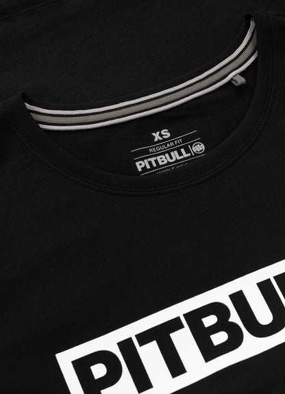 T-shirt femme noir hilltop Pitbull8