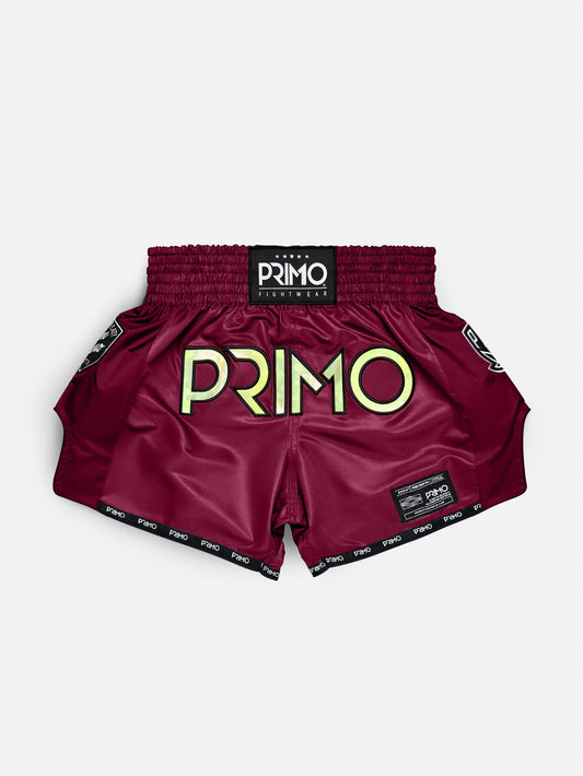 Short Muay Thai Hologramme Bordeaux PRIMO